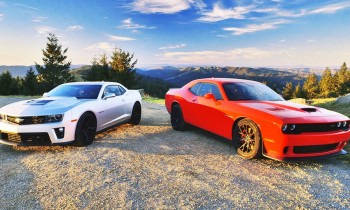 2015 Dodge Challenger SRT Hellcat vs. 2015 Chevrolet Camaro ZL1! – Head 2 Head Ep. 61