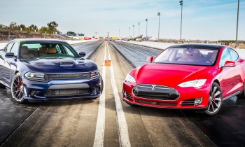 2015 Dodge Charger SRT Hellcat vs. 2015 Tesla Model S P85D! – Head 2 Head Ep. 65