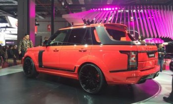 Crackpot Startech Range Rover pick-up truck shown in Shanghai