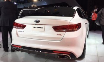 New Kia Optima shown in New York