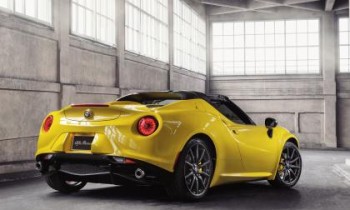 Alfa 4C Spider on sale now from £59,500