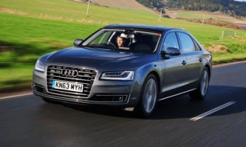 "Audi chairman Rupert Stadler offers me a 10 min interview in his A8. I take it"