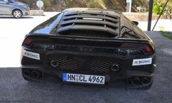 Lamborghini Huracan Superleggera spotted limbering-up