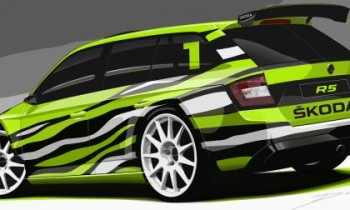 Skoda Races in with Fabia R5 estate rally car for Worthersee show