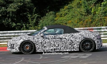 Audi R8 Spyder Spied on the Nurburgring with Fabric Roof