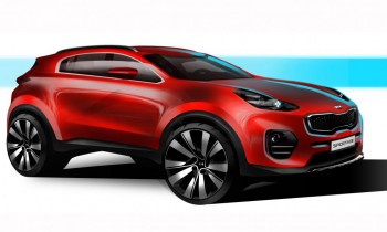 New 2016 Kia Sportage official sketches and spy shots – pictures