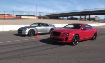 When Worlds Collide: Nissan GT-R Vs Bentley Continental Supe