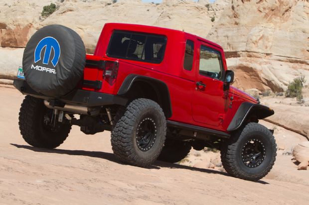 2012 Jeep JK8 Conversion Kit Rear Three Quarter