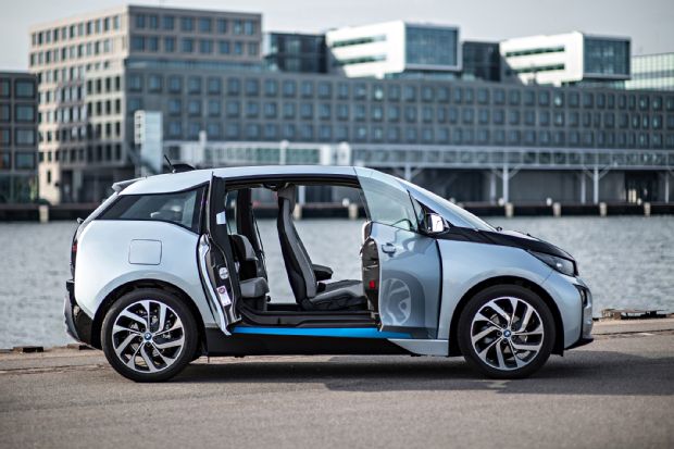 2014 BMW I3 EDrive Passengers Side View Doors Open