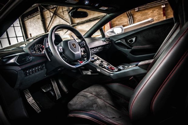 2015 All Star Lamborghini Huracan Cockpit