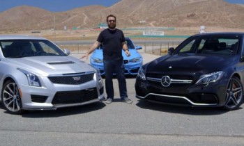 Watch the Cadillac ATS-V Battle the Mercedes-AMG C63 S on Head2Head