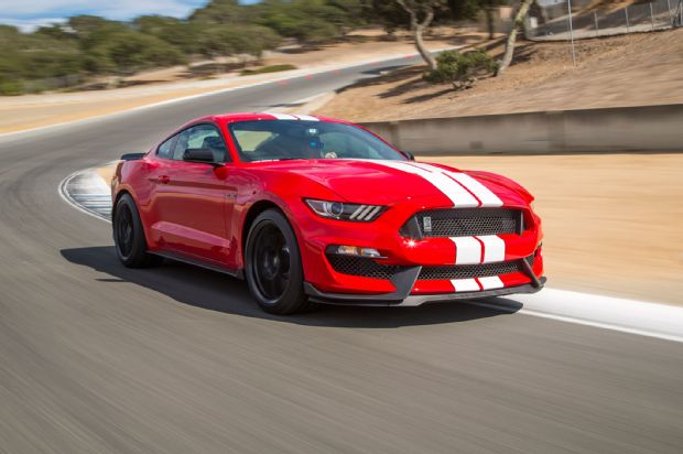 2016 Ford Shelby GT350 Mustang In Red Front Motion View