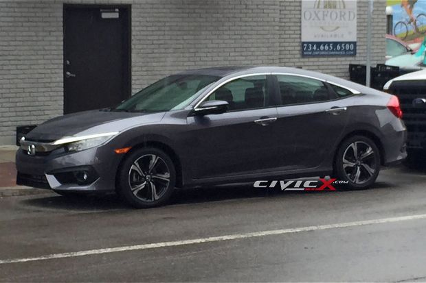 2016 Honda Civic Sedan Fully Revealed Front Three Quarter