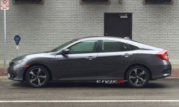 2016 Honda Civic Sedan Spotted Uncovered Ahead of Official Reveal