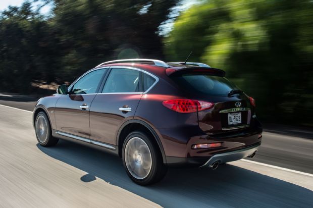 2016 Infiniti QX50 Rear Three Quarter In Motion