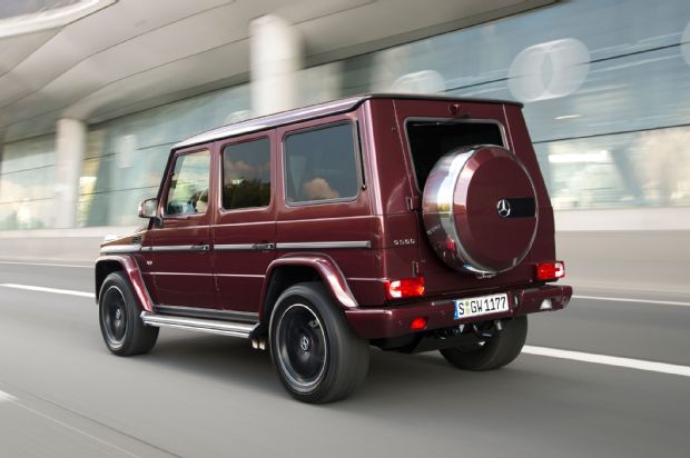 2016 Mercedes Benz G550 Rear Three Quarter In Motion 02