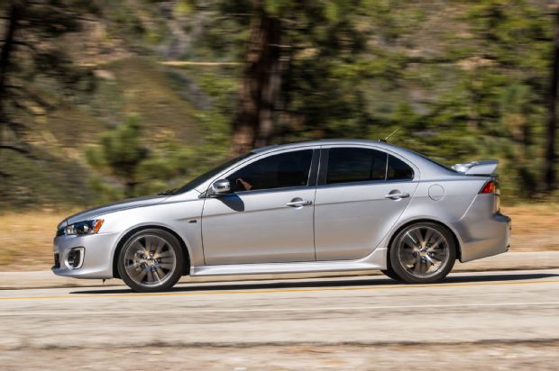 2016 Mitsubishi Lancer GT Side Profile In Motion