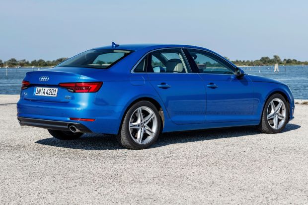 2017 Audi A4 Side Rear View Parked
