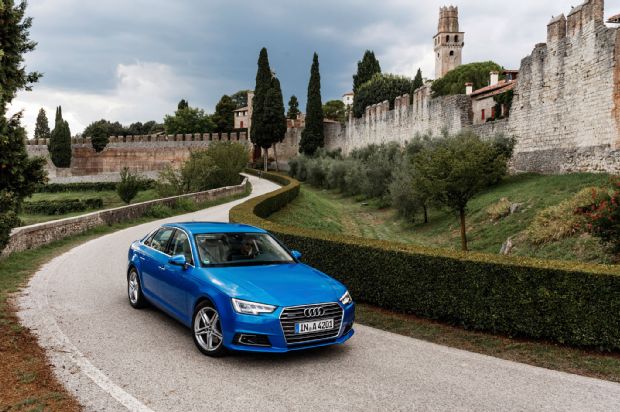 2017 Audi A4 With Castle Remains