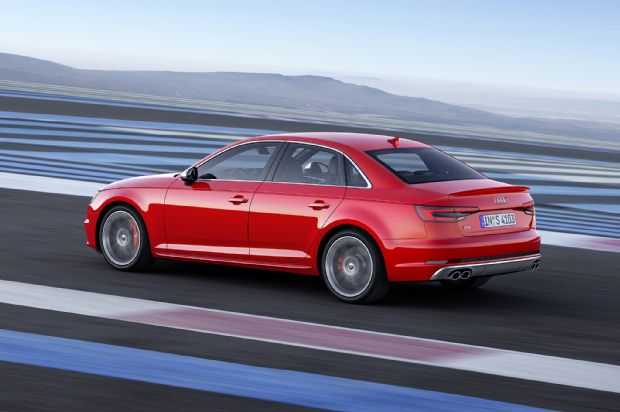 2017 Audi S4 Rear Three Quarters In Motion 02
