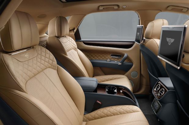 2017 Bentley Bentayga Rear Seats