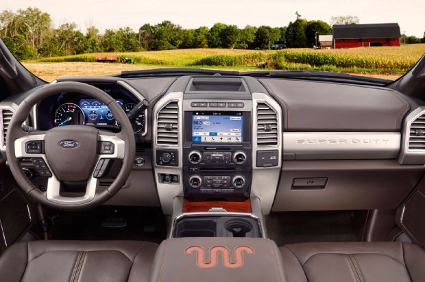 2017 Ford F 350 Super Duty King Ranch Crew Cab 4x4 Interior 02