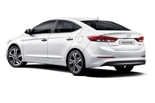 2017 Hyundai Elantra Korean Spec Rear Three Quarter
