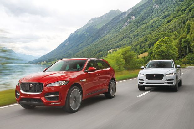 2017 Jaguar F Pace Front Three Quarter In Motion 09