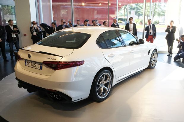 Alfa Romeo Giulia Rear Three Quarter 02