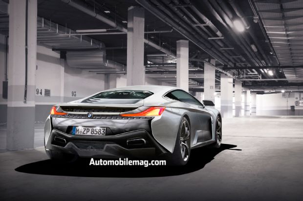 BMW Supercar Rear Three Quarter