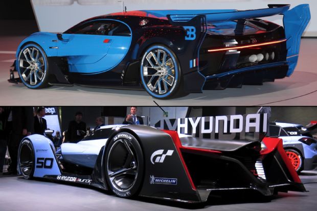 Bugatti Hyundai Vision Gran Turismo Rear Pair