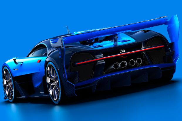 Bugatti Vision Gran Turismo Concept Rear Three Quarter