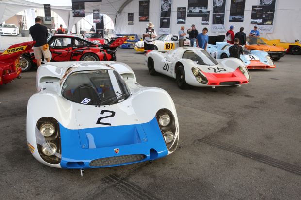 Classic Porsche Race Cars