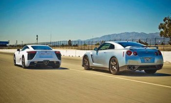 Drag Race: 2012 Lexus LFA vs 2010 Nissan GT-R
