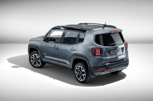 Jeep Renegade 2015 Frankfurt Rear Angle