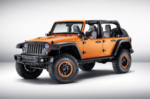 Jeep Wrangler Rubicon Sunriser 2015 Frankfurt Front Angle
