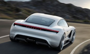 Porsche Mission E Concept EV Arrives in Frankfurt with 600 HP