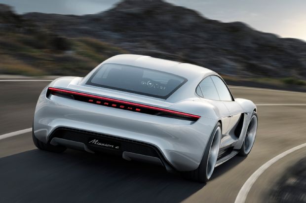 Porsche IAA Concept Rear End In Motion