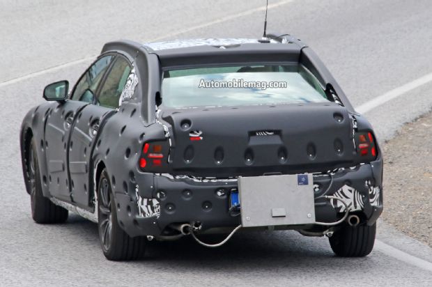 Volvo S90 Prototype Spied Rear 02