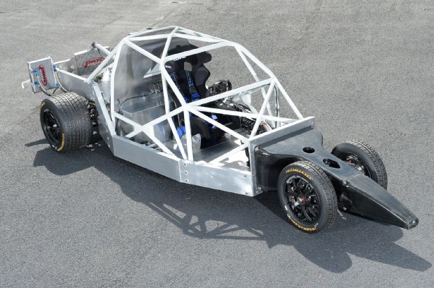 Panoz DeltaWing GT Race Car Concept Front Three Quarter 1