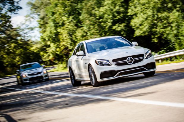 2015 Mercedes AMG C63 S Versus 2016 Cadillac ATS V 03