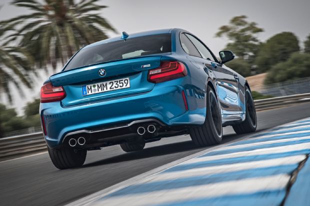 2016 BMW M2 Coupe Rear Three Quarter In Motion 02