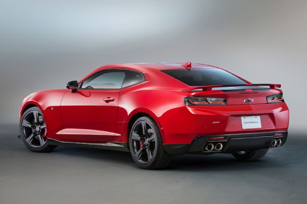 2016 Chevrolet Camaro SS Black Accent Concept Rear Three Quarter