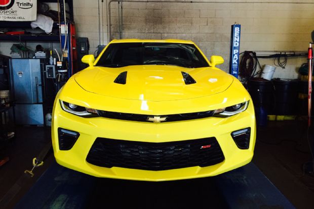 2016 Chevrolet Camaro SS On Dyno Front