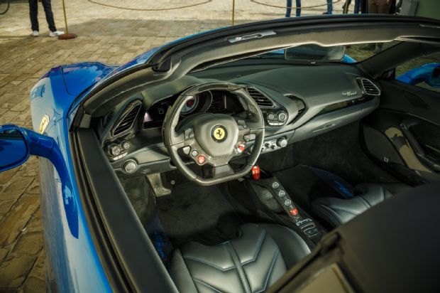 2016 Ferrari 488 Spider Cabin 04