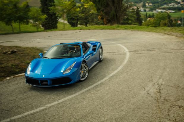 2016 Ferrari 488 Spider Front Three Quarter 04