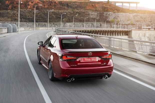 2016 Lexus GS F Rear End In Motion