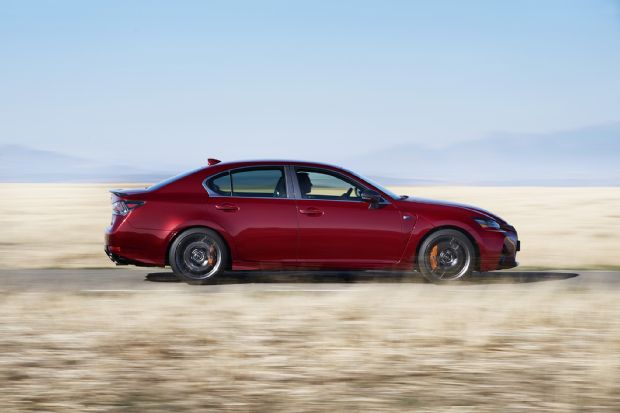 2016 Lexus GS F Side In Motion
