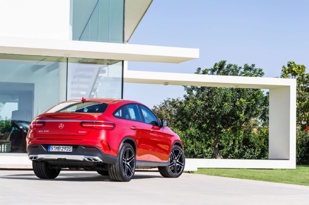2016 Mercedes Benz GLE 450 AMG 4Matic Coupe Rear Three Quarter