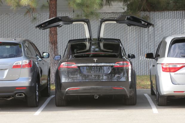2016 Tesla Model X Falcon Wing Door 1